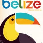 Belize Vintage Travel Poster