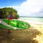 Stand up paddle boarding in Belize