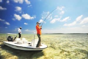 Fishing off Turneffe Atoll
