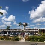 Front view of the Philip Goldson International Airport in Belize (BZE)
