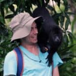 Tourist and Howler Monkey