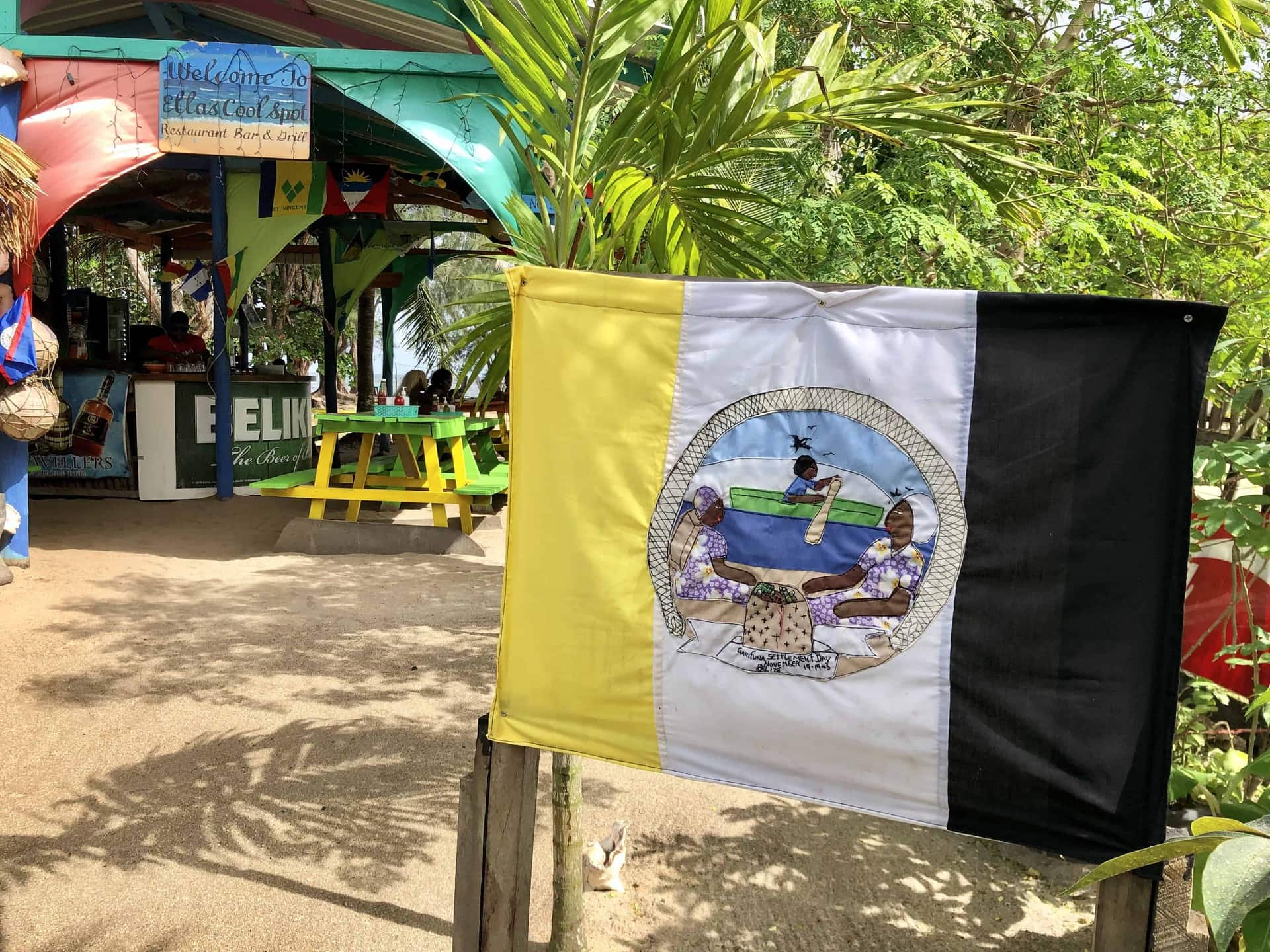 Ellas Cool Spot Restaurant in Hopkins, Belize