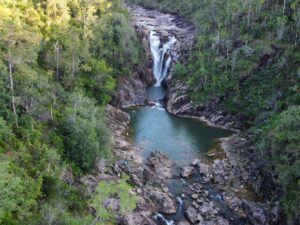 Big Rock Falls in the Mountain Pine Ridge Forest Reserve, Cayo, Belize